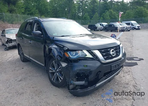 2018 Nissan Pathfinder Platinum из США, поврежденный, VIN 5N1DR2MM7JC607055